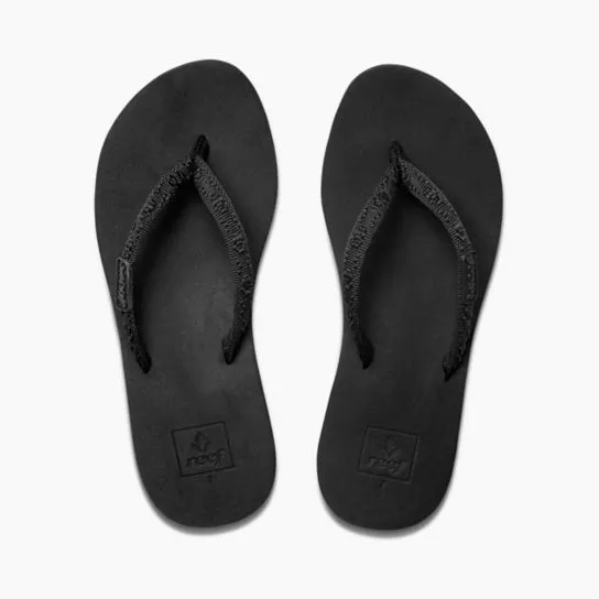 Reef Ginger Sandals Women's -  Black/ Black