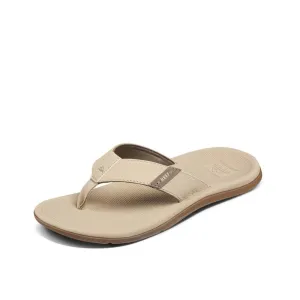 REEF Santa Ana Men's Flip Flop, Arch Support, Water Friendly, Non Marking Outsole, Sand, 12