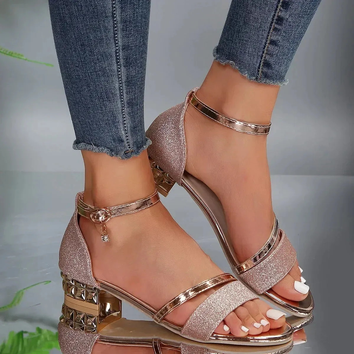 Riley | Low Heel Sandals