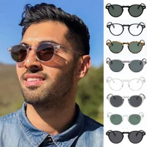Round Cat Eye Sunglasses for Men
