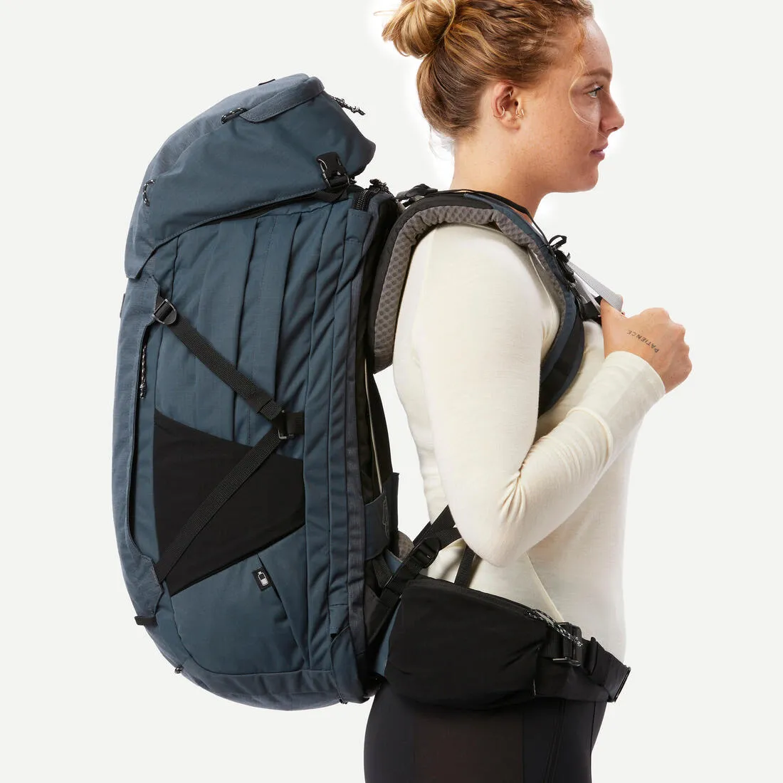 Sac a dos de voyage et trekking - ouverture valise 50 6l - travel 900 - femme