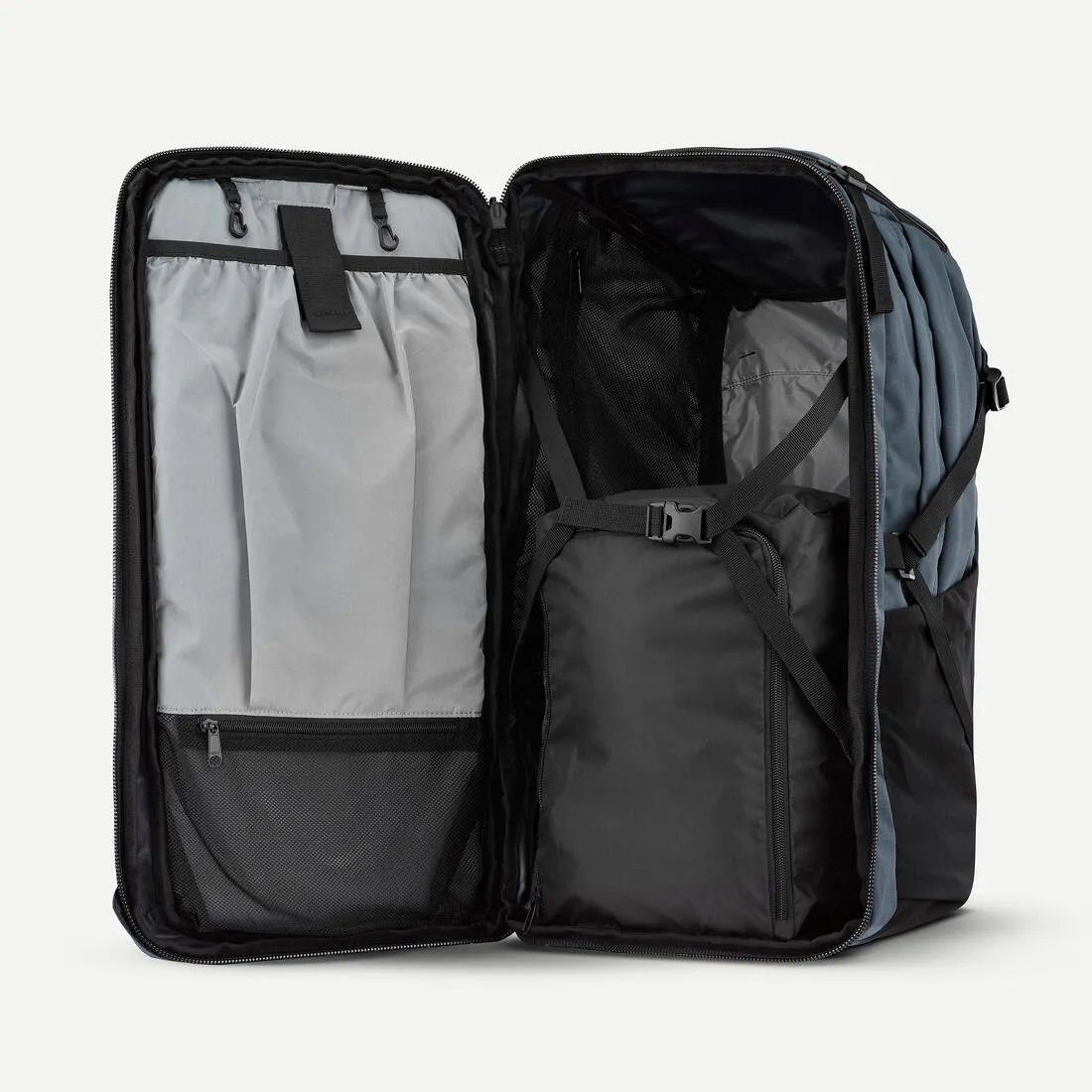 Sac a dos de voyage et trekking - ouverture valise 50 6l - travel 900 - femme