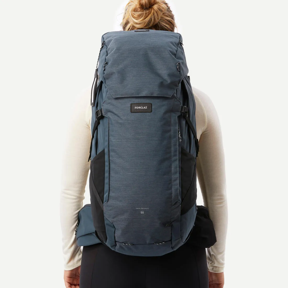 Sac a dos de voyage et trekking - ouverture valise 50 6l - travel 900 - femme
