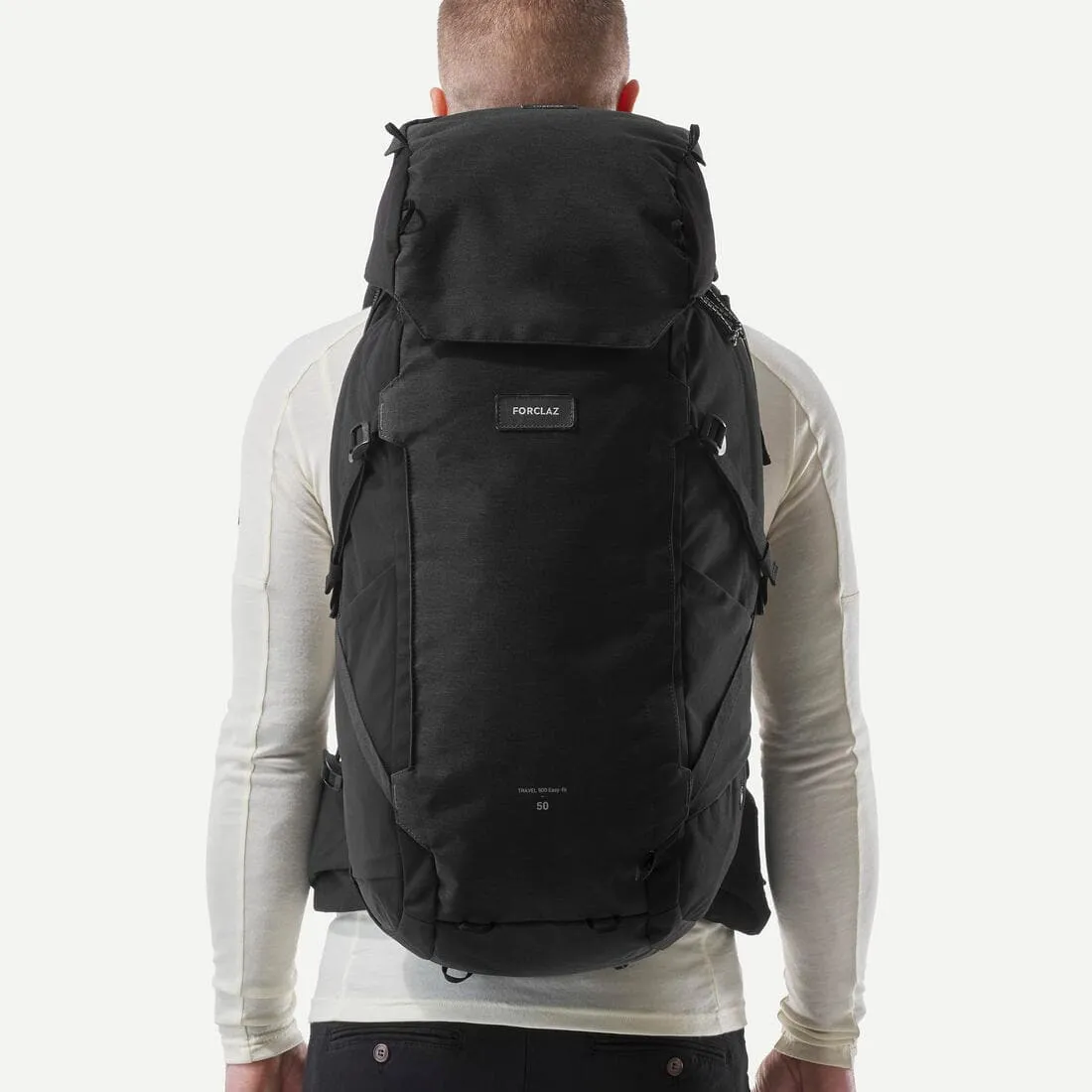 Sac à dos de voyage et trekking ouverture valise 50   6 l homme - travel 900