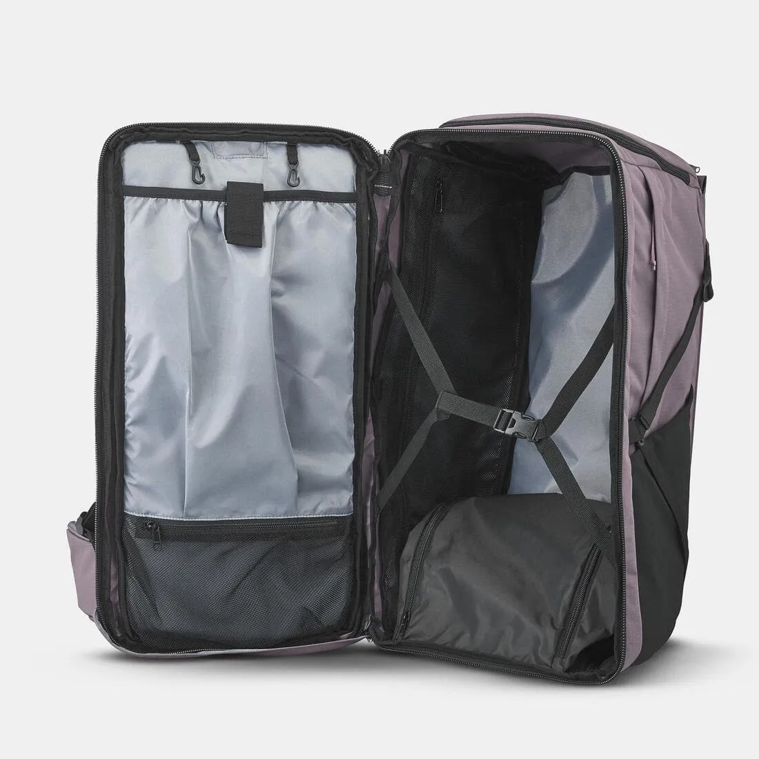 Sac à dos de voyage et trekking ouverture valise 60   6 L Femme - Travel 900