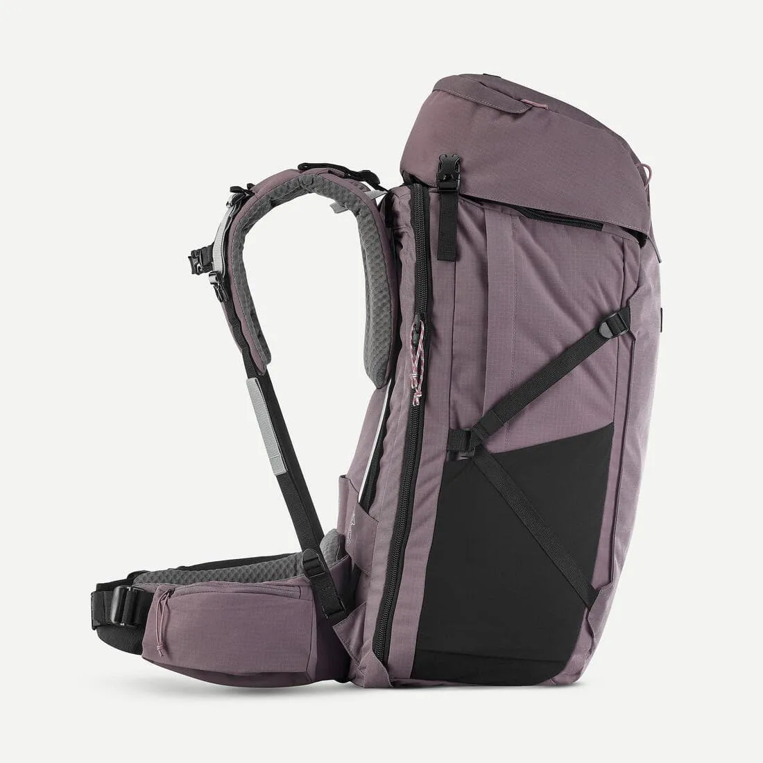 Sac à dos de voyage et trekking ouverture valise 60   6 L Femme - Travel 900