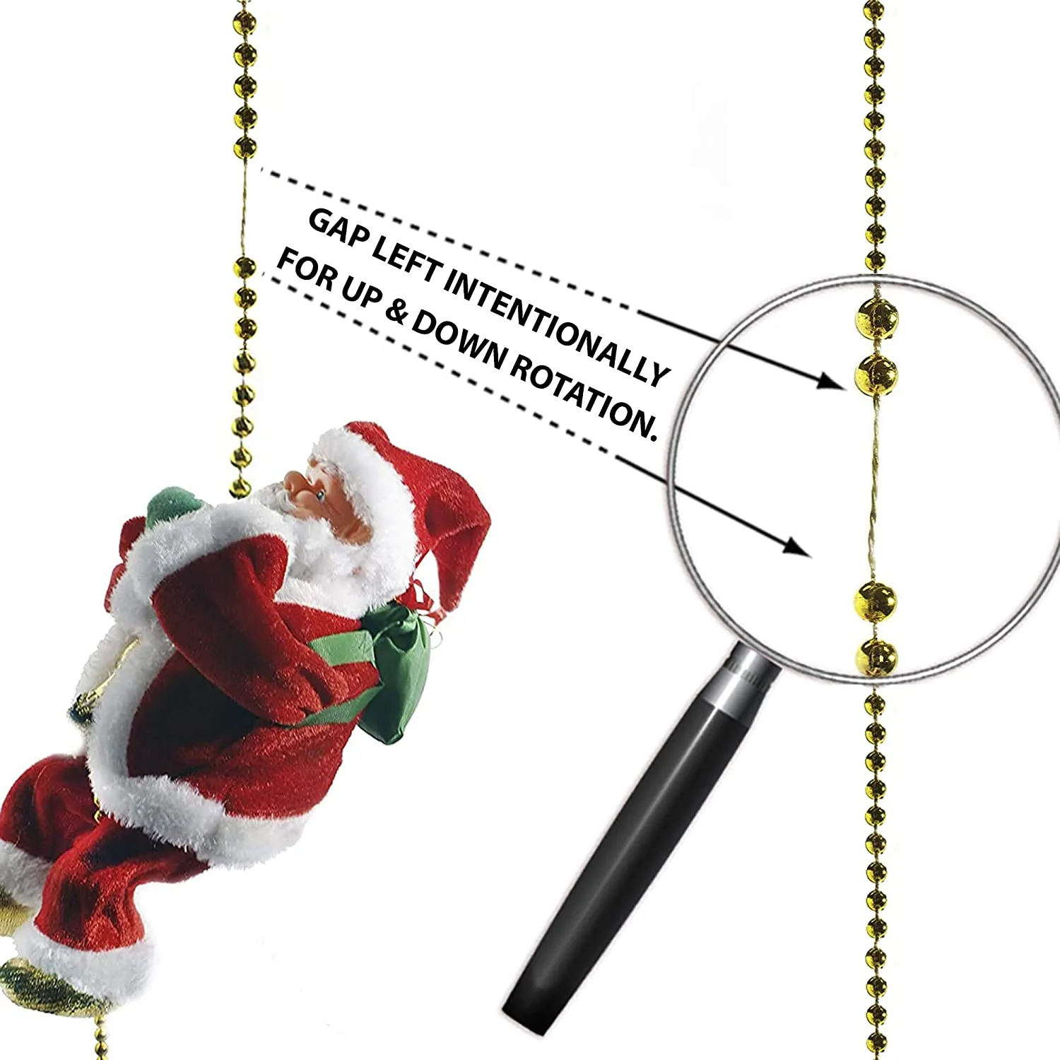 Santa Claus Musical Climbing Rope( 🎉EARLY CHRISTMAS PROMOTION-50% OFF🎄 )
