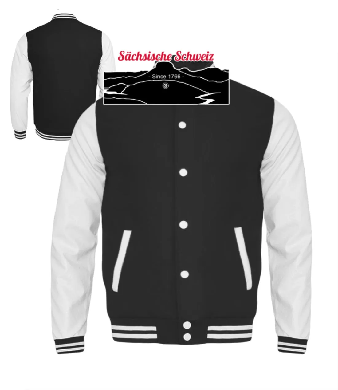 Sächsische Schweiz - Lilienstein  - Kinder College Sweatjacke