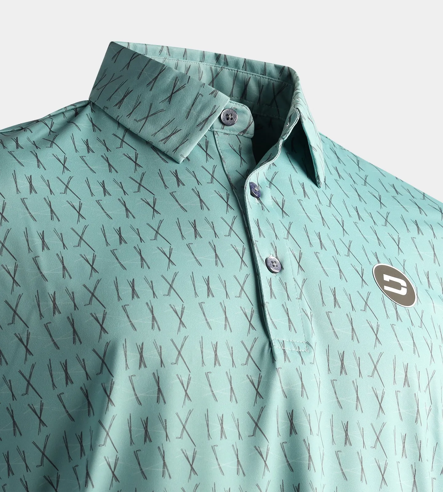SCRIBBLE CLUB POLO - SAGE
