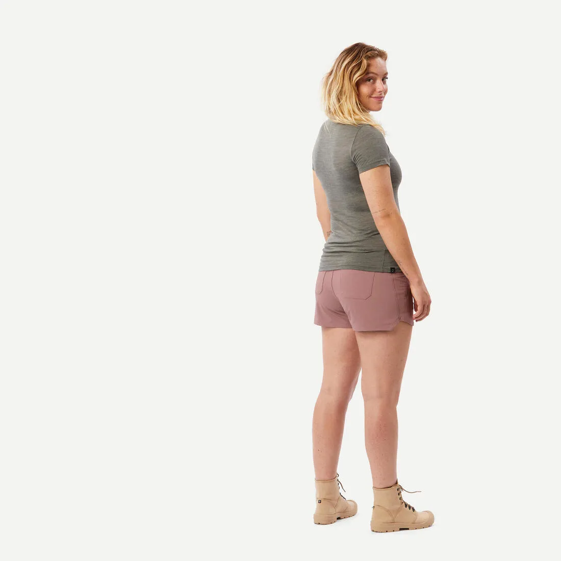 Short court de trekking Femme - TRAVEL 900