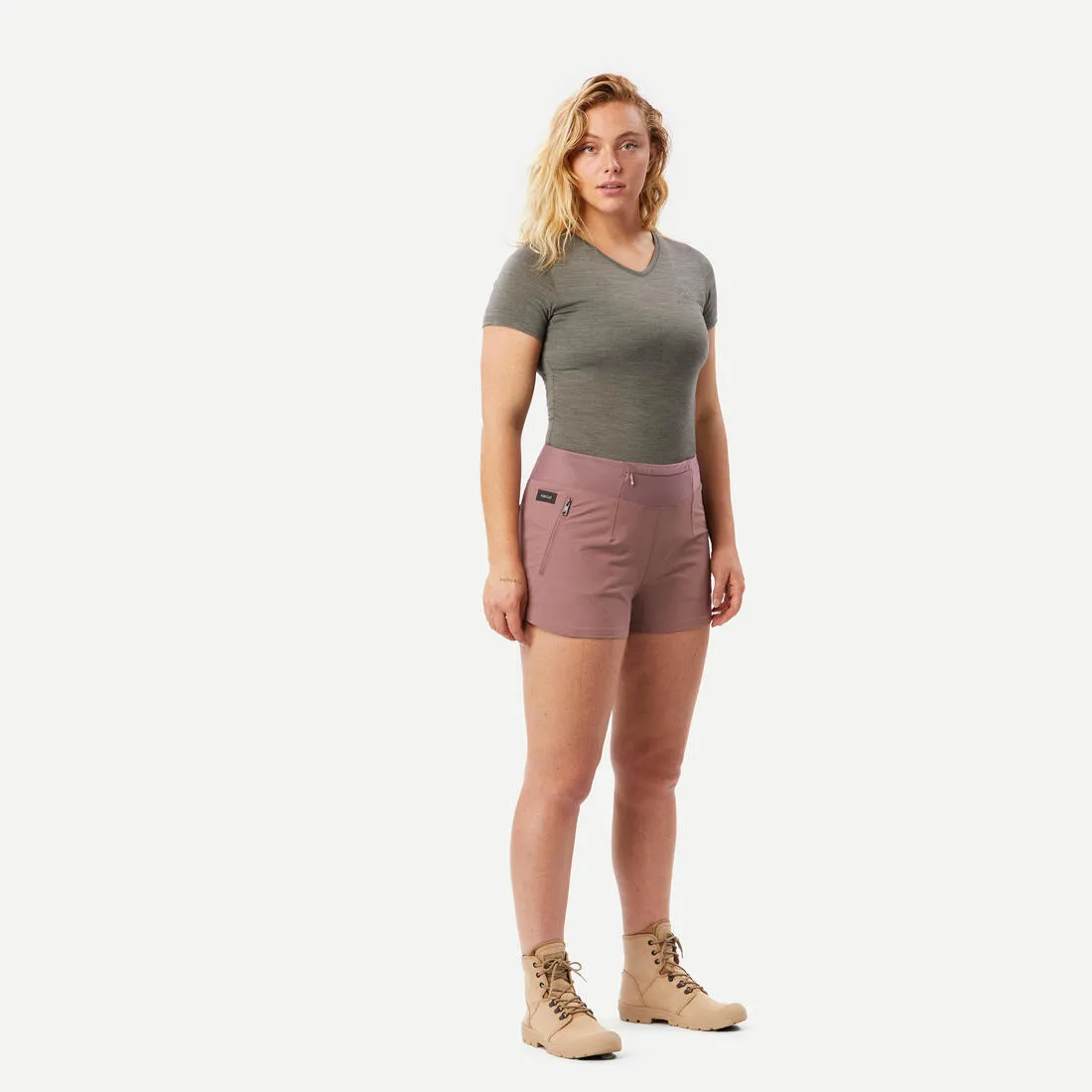 Short court de trekking Femme - TRAVEL 900