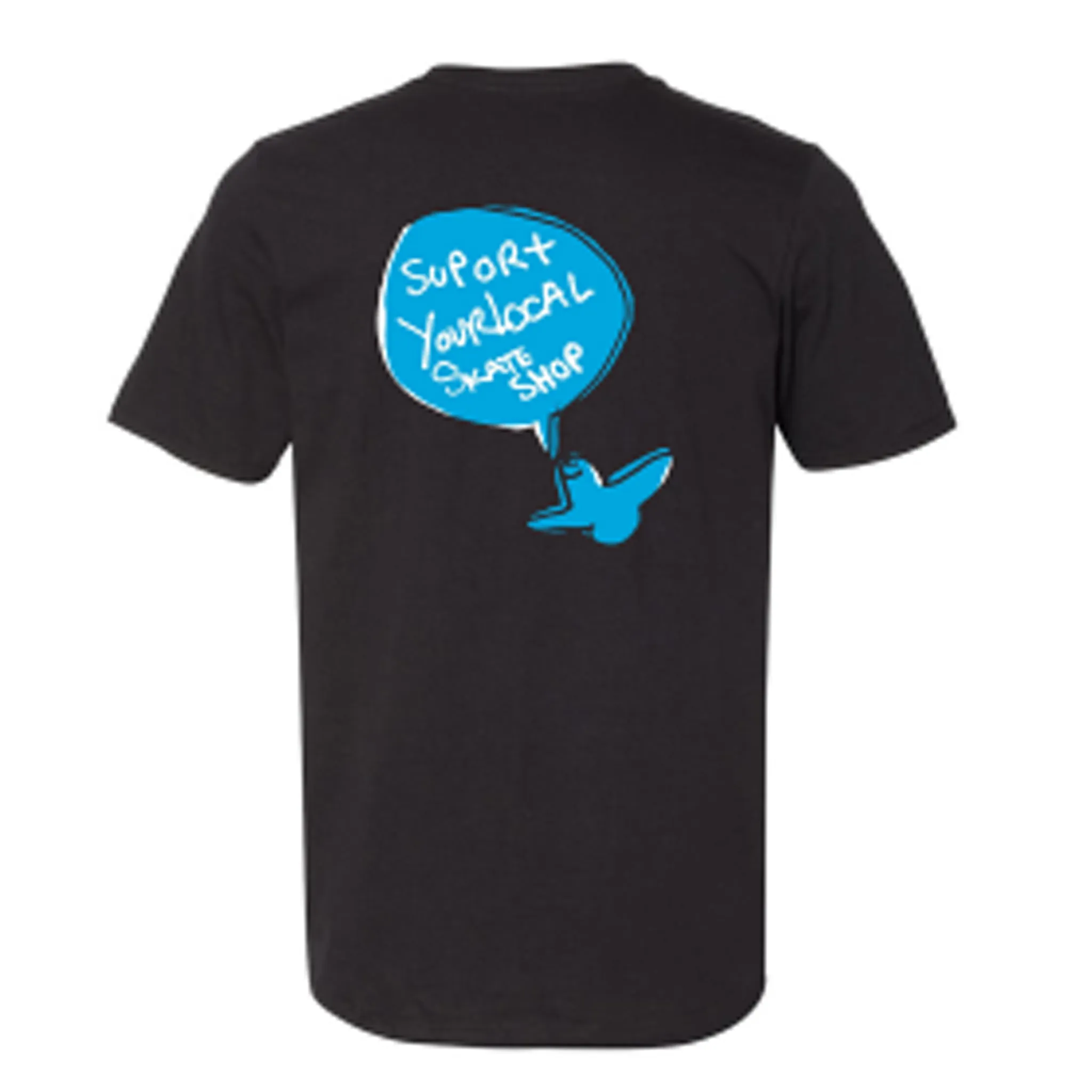 Skate Shop Day 2024 Support Your Local Shmoo Tee Black