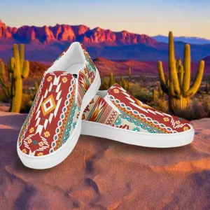 Southwest Collection Men's Slip-On Canvas Shoes Nogales