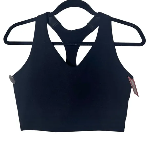 Spanx SpanxShape Black Get Moving Longline Sports Bra NWT Large