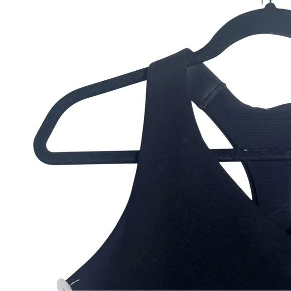 Spanx SpanxShape Black Get Moving Longline Sports Bra NWT Large
