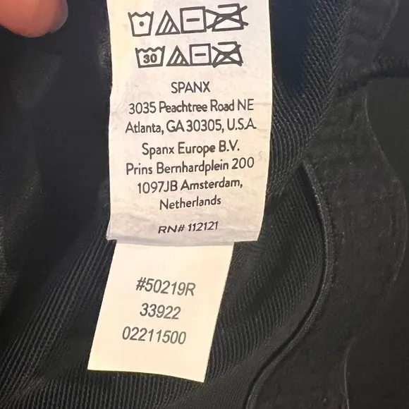 Spanx SpanxShape Black Get Moving Longline Sports Bra NWT Large