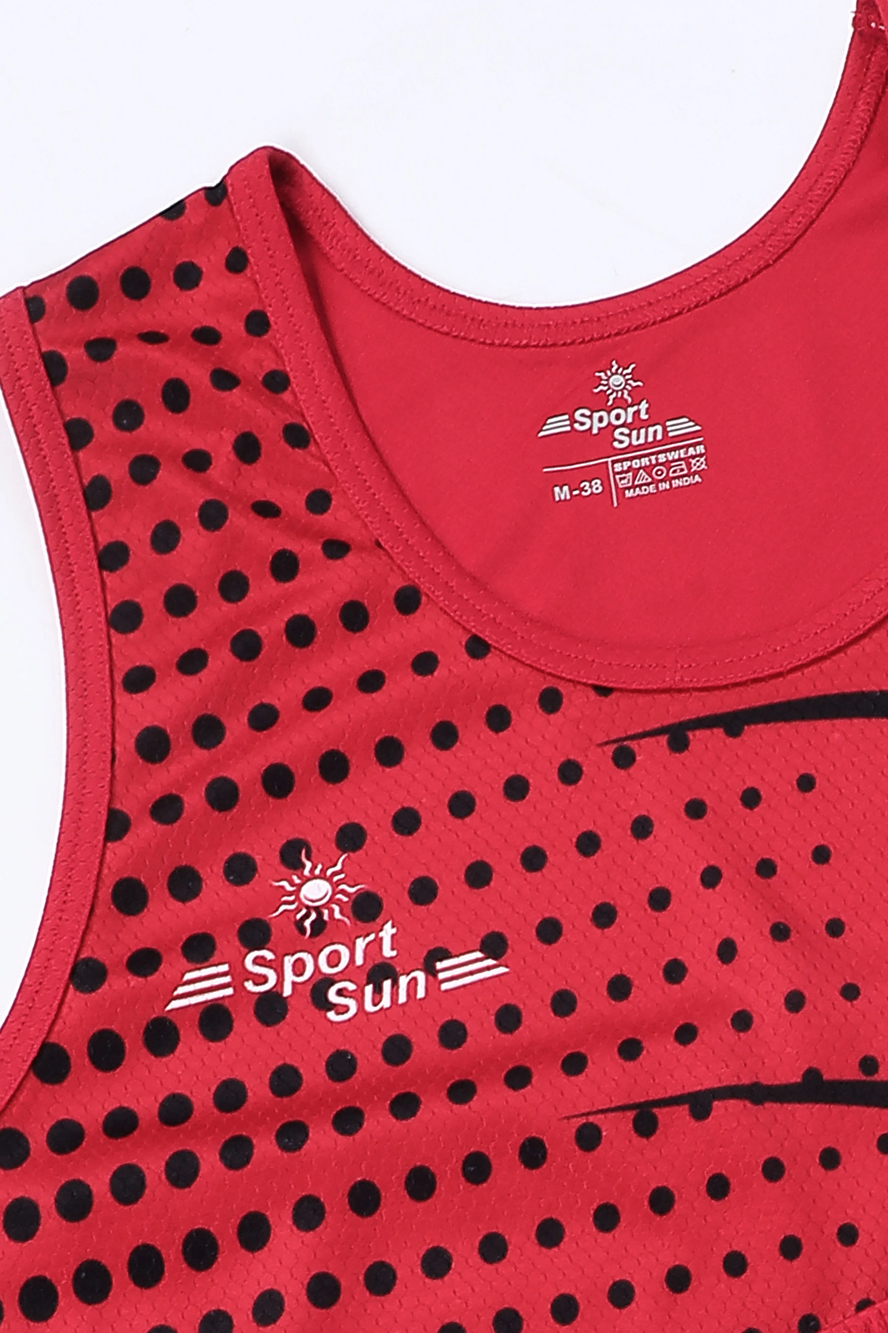 Sport Sun Printed Red Athletic Kit