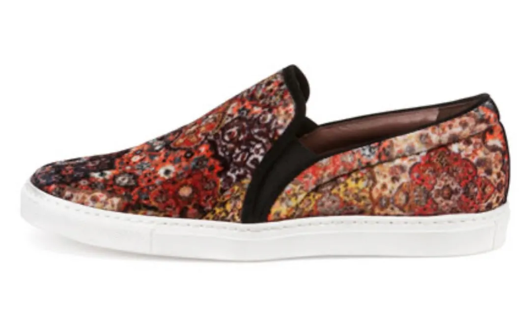 Tabitha Simmons Huntington Multi Velvet Carpet Sneaker