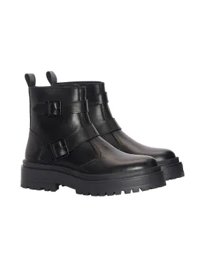 Tasmin Double-Buckle Chelsea Boots
