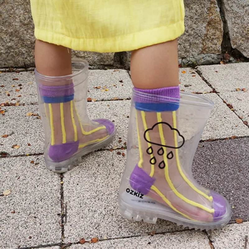 Translucent Rainy Day Boots OZ1075