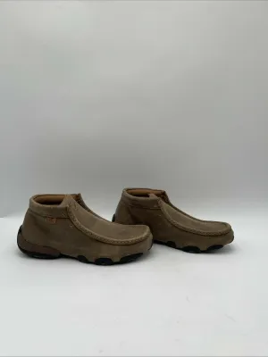 Twisted X Men's Driving Moc Shoes Brown Size 6M - Very Good