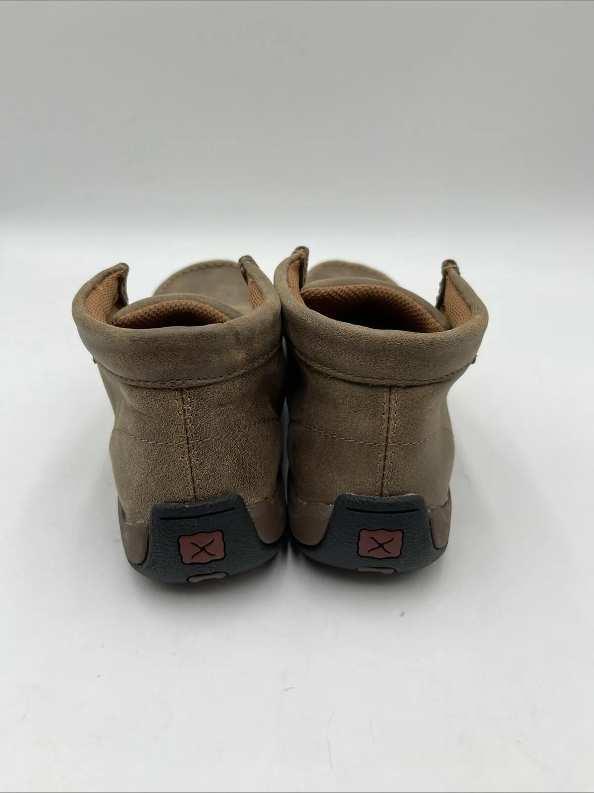 Twisted X Men's Driving Moc Shoes Brown Size 6M - Very Good