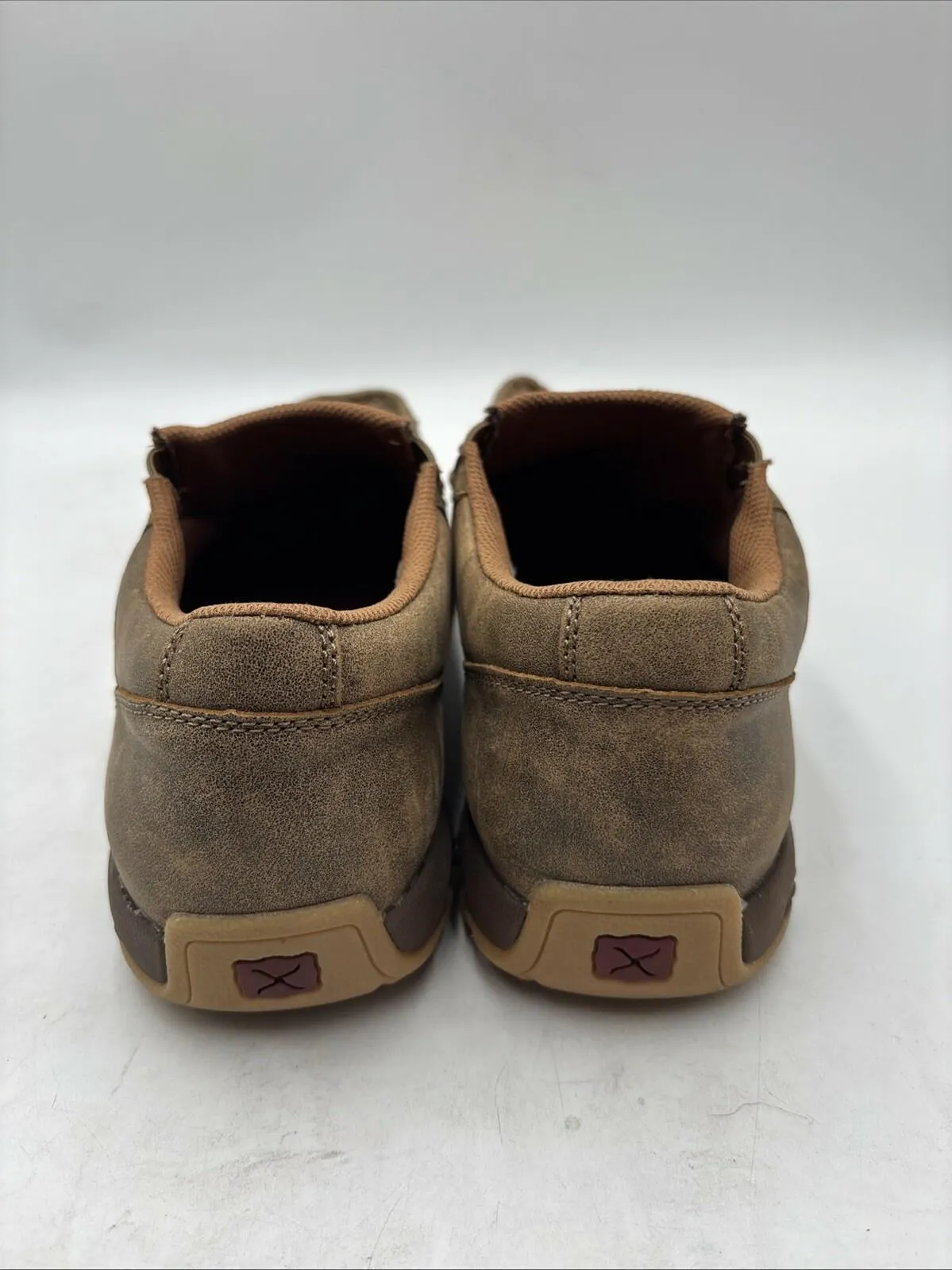 Twisted X Men's Driving Moc Slip On Shoes Brown Size 12M - Very Good