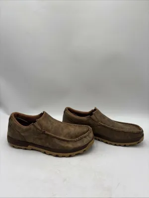 Twisted X Men's Driving Moc Slip On Shoes Brown Size 12M - Very Good