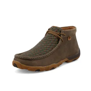 Twisted X Women's Boat Shoe Driving Moc Bomber & Clover 6.5