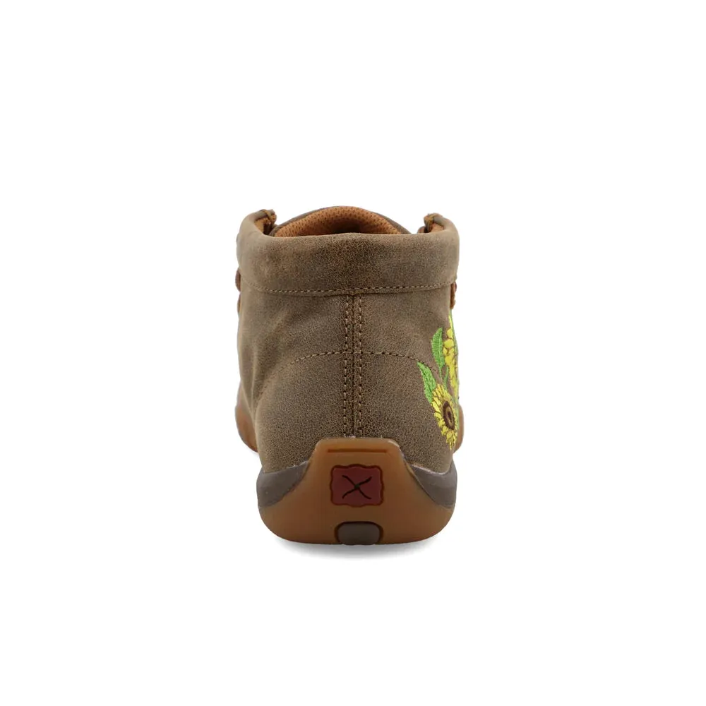 Twisted X Women's Chukka Driving Moc Bomber/Sunflower WDM0128