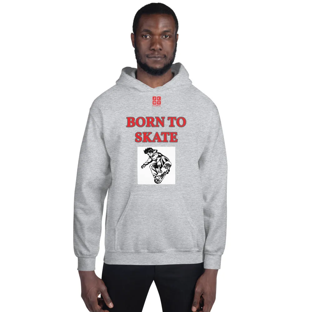 Unisex Hoodie "1041-0071 Born To Skate (Black Logo)"