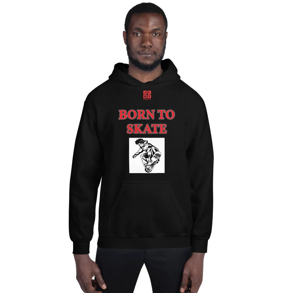 Unisex Hoodie "1041-0071 Born To Skate (Black Logo)"