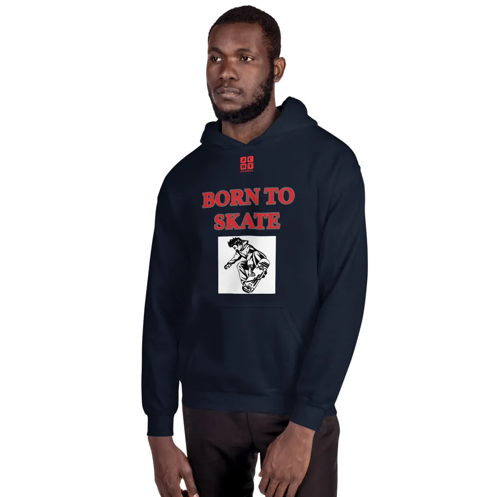 Unisex Hoodie "1041-0071 Born To Skate (Black Logo)"