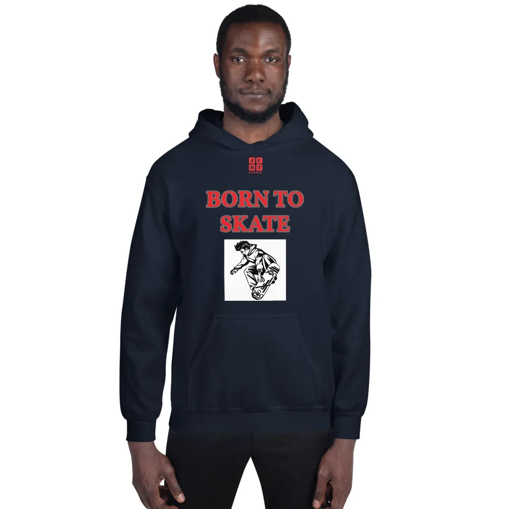 Unisex Hoodie "1041-0071 Born To Skate (Black Logo)"