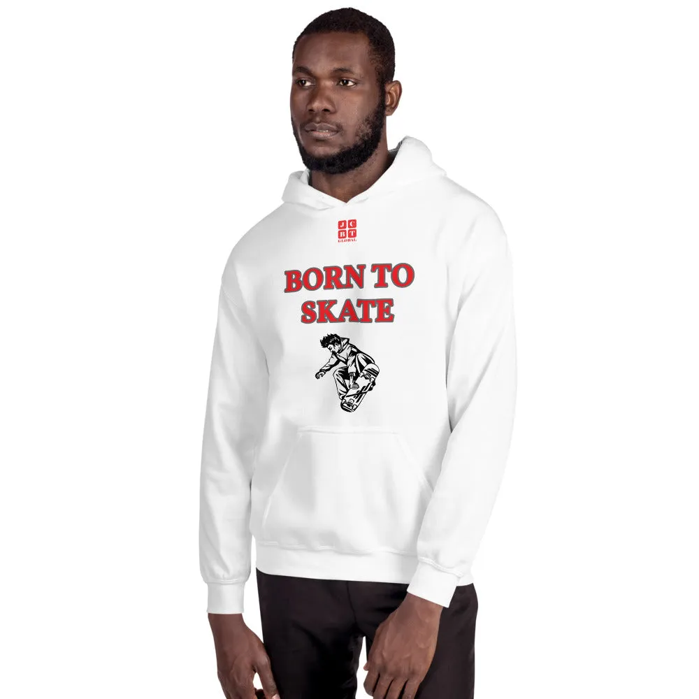 Unisex Hoodie "1041-0071 Born To Skate (Black Logo)"