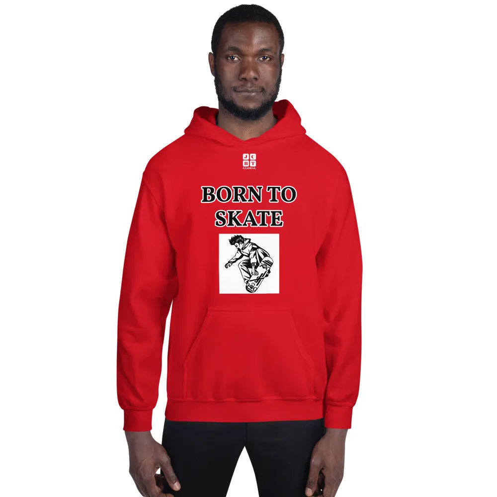 Unisex Hoodie "1041-0071 Born To Skate (White Logo)"