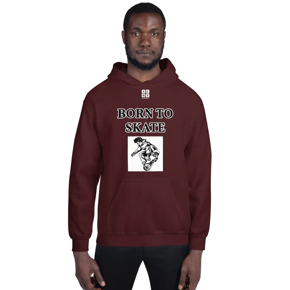 Unisex Hoodie "1041-0071 Born To Skate (White Logo)"