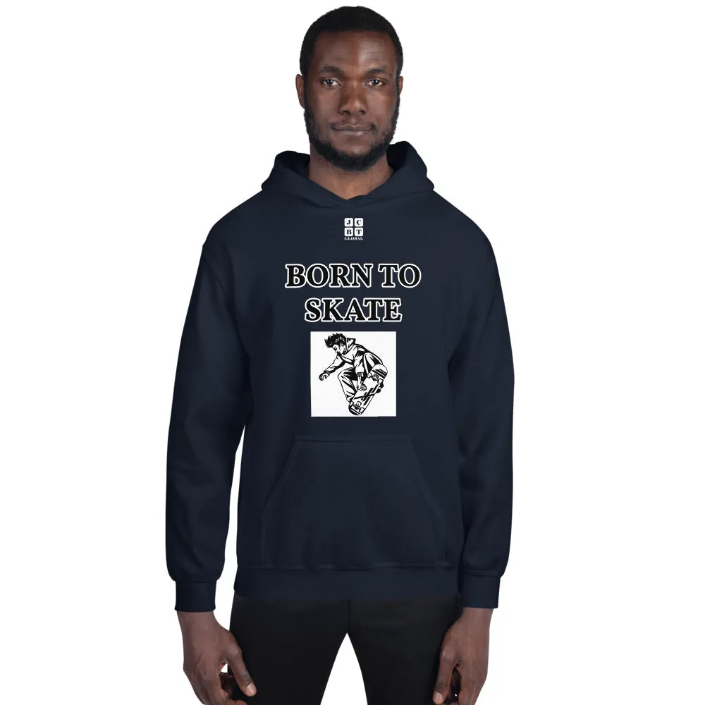 Unisex Hoodie "1041-0071 Born To Skate (White Logo)"