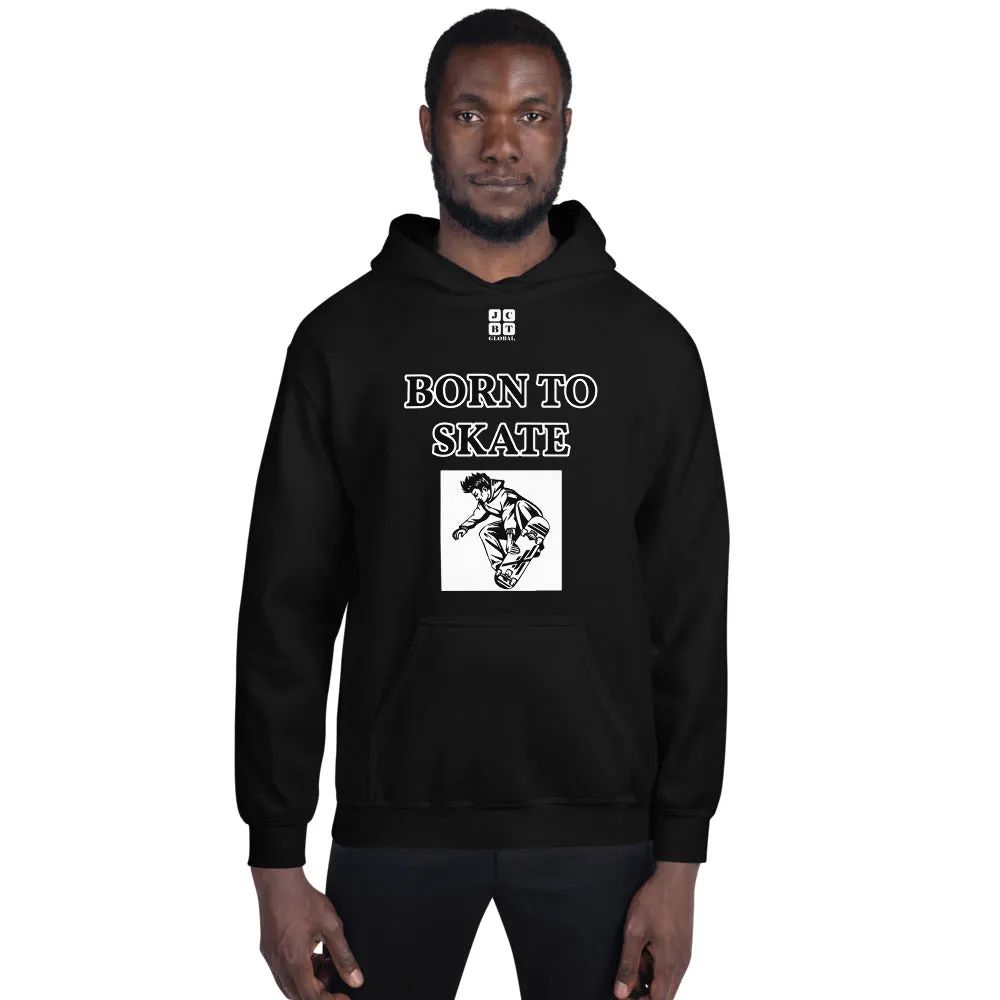 Unisex Hoodie "1041-0071 Born To Skate (White Logo)"