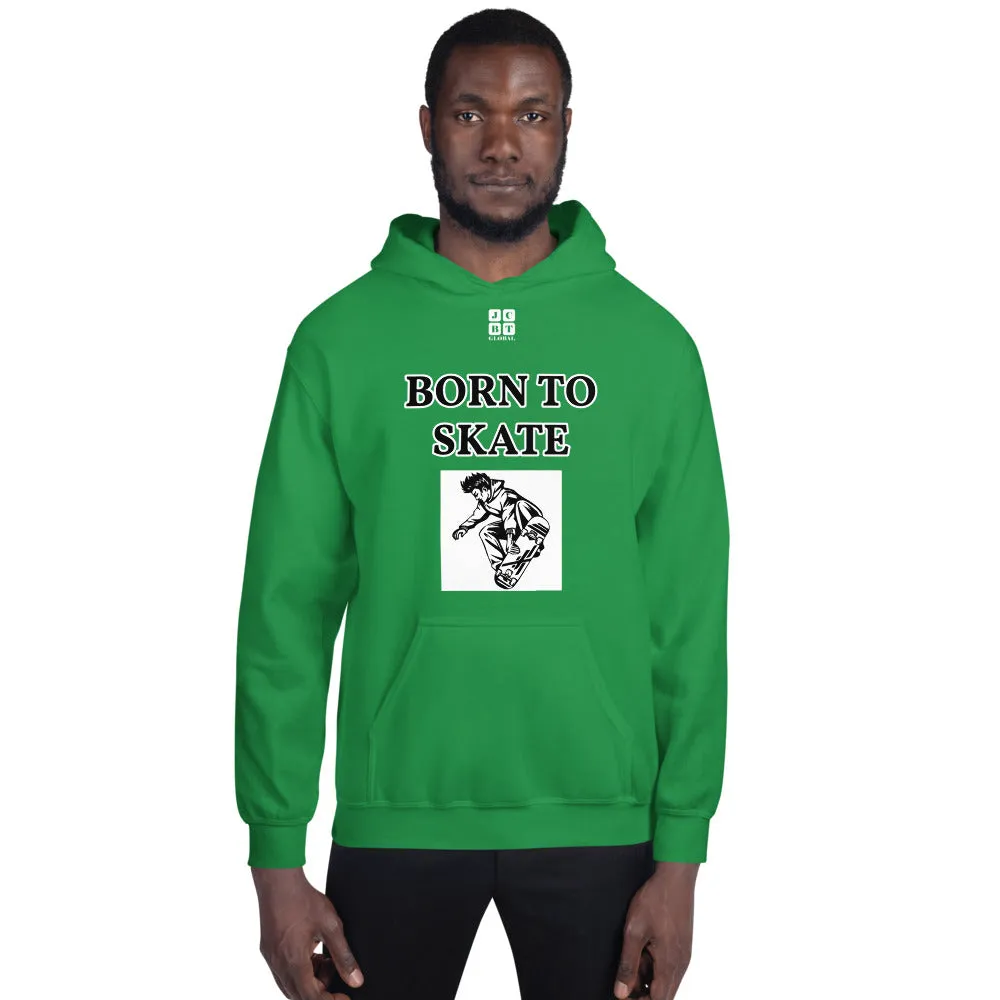 Unisex Hoodie "1041-0071 Born To Skate (White Logo)"