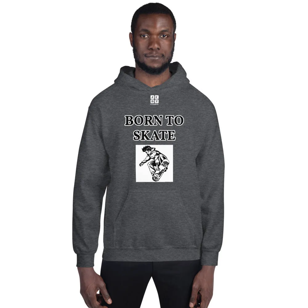 Unisex Hoodie "1041-0071 Born To Skate (White Logo)"