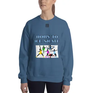 Unisex Sweatshirt "2031-0041 Born To Ice Skate (Black Logo)"
