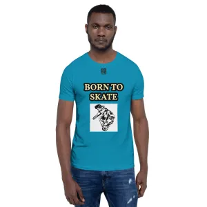 Unisex t-shirt "10101-0071 Born To Skate (Black Logo)"