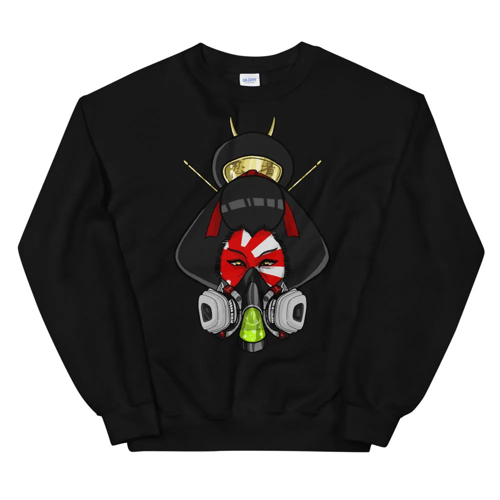 Urban Ninja :Geisha" Unisex Sweatshirt