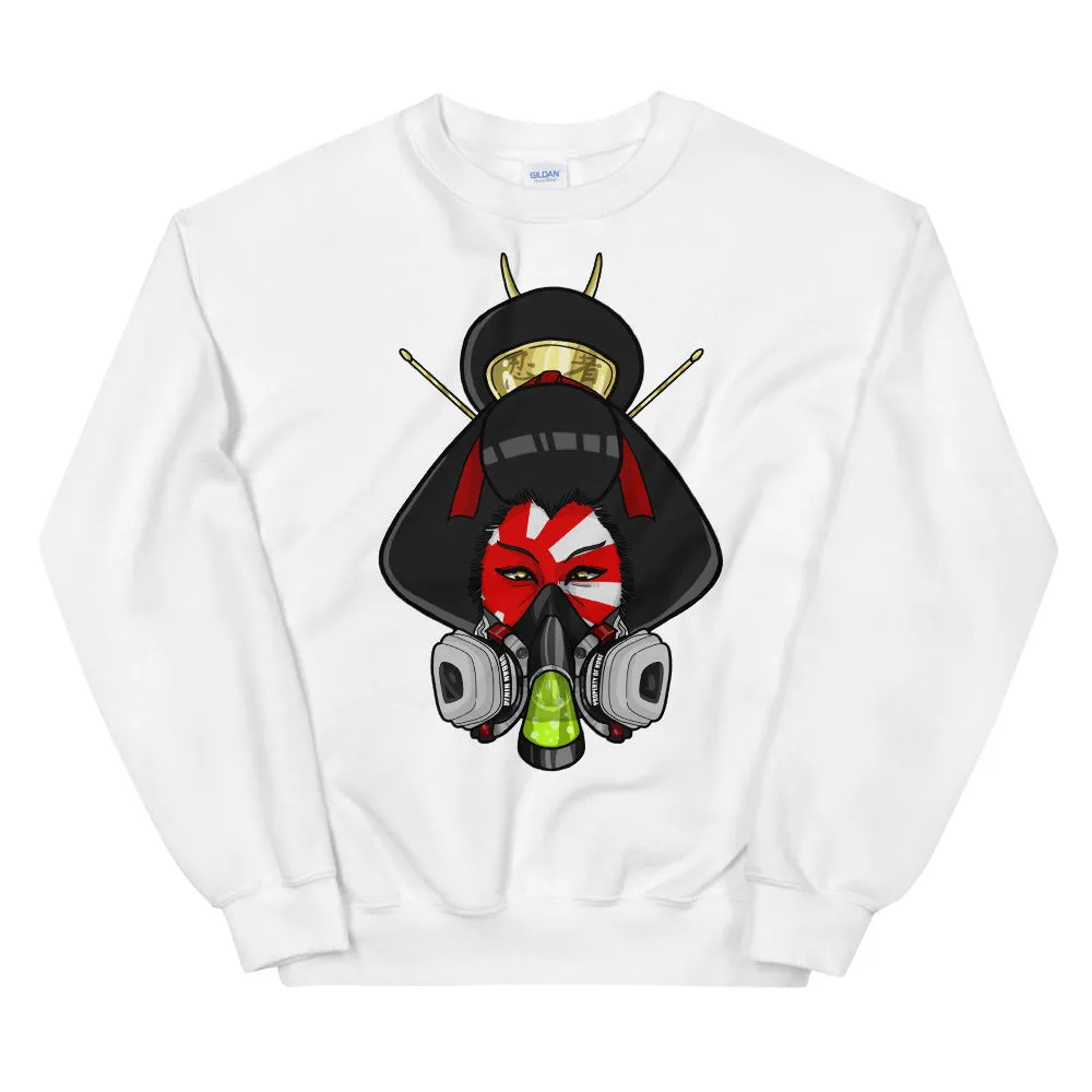 Urban Ninja :Geisha" Unisex Sweatshirt