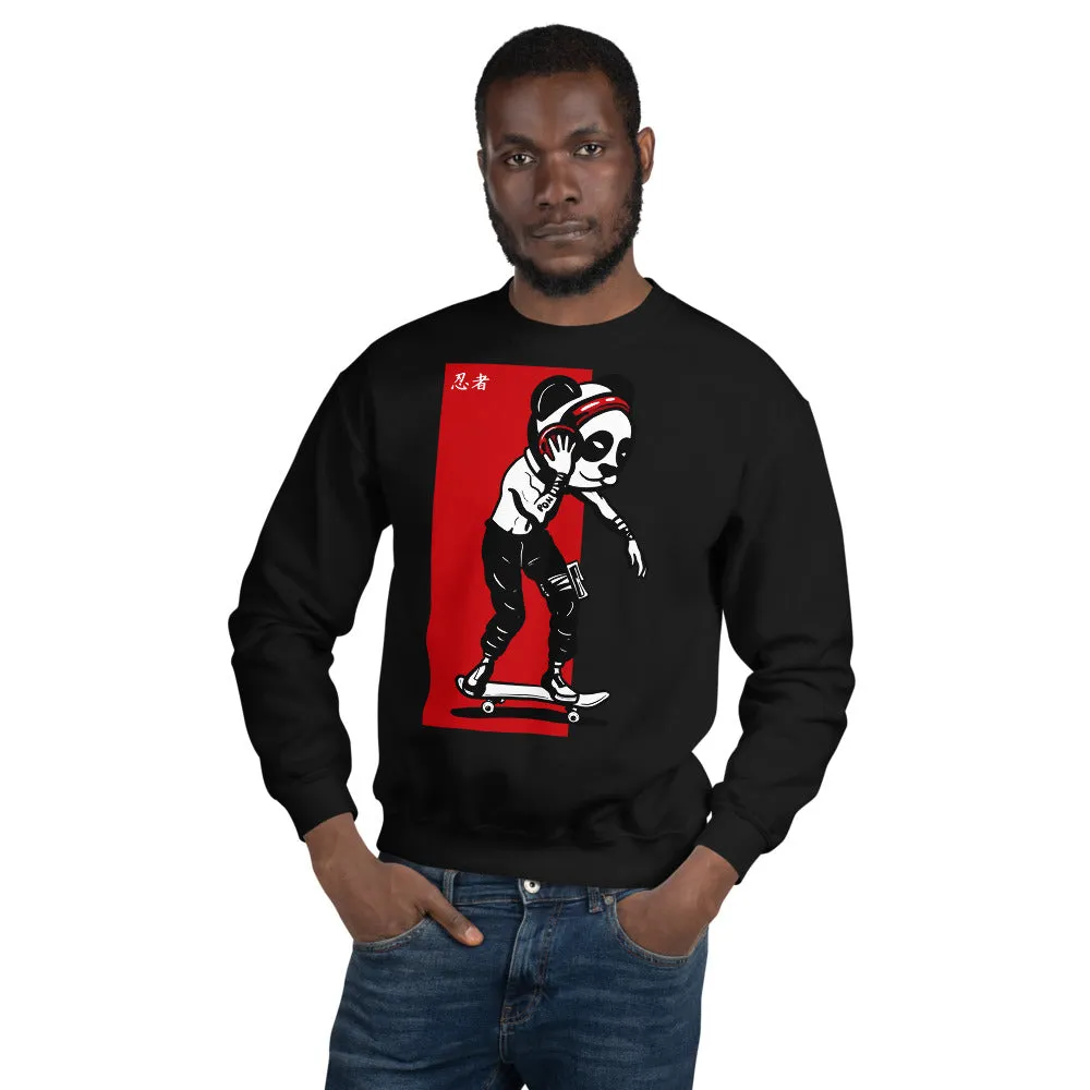 Urban Ninja "Red Line 2" Unisex Sweatshirt