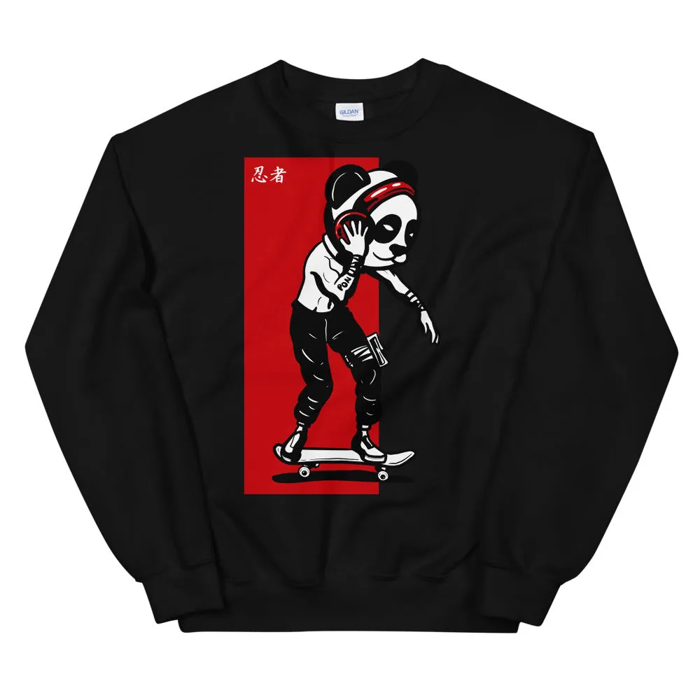 Urban Ninja "Red Line 2" Unisex Sweatshirt