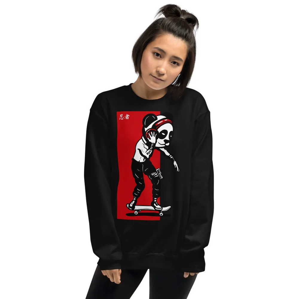 Urban Ninja "Red Line 2" Unisex Sweatshirt