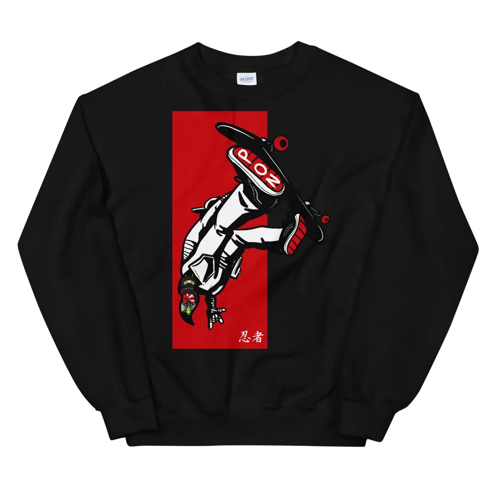 Urban Ninja "Red Line 3" Unisex Sweatshirt