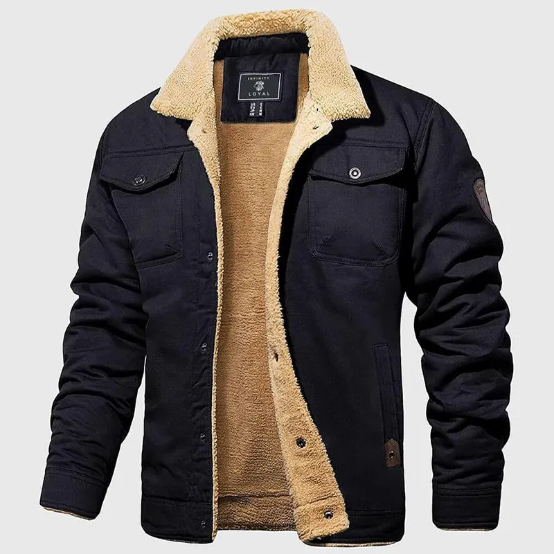 UrbanShield™ | Men's Casual Outdoor Jacket | Long Sleeve, Lightweight Fabric & Weather-Resistant Design